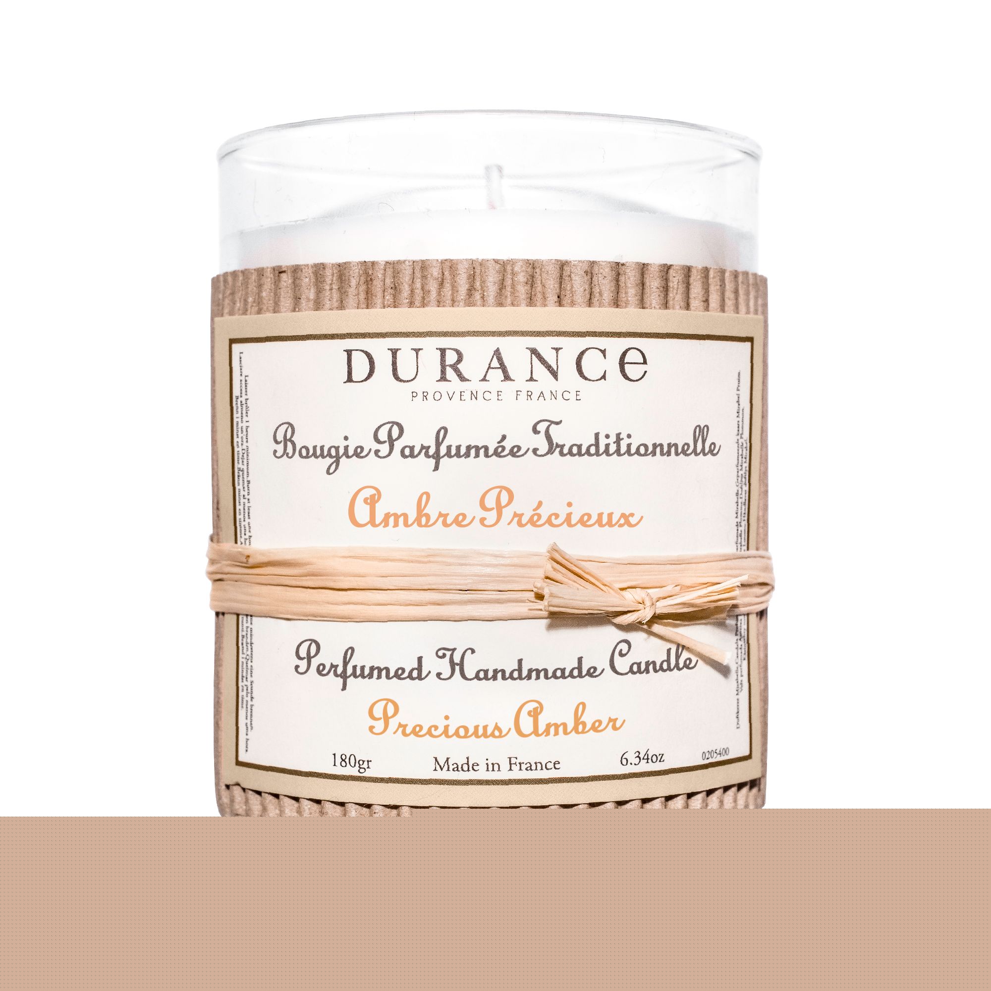 BOUGIE PARFUMEE AMBRE PRECIEUX 180 G