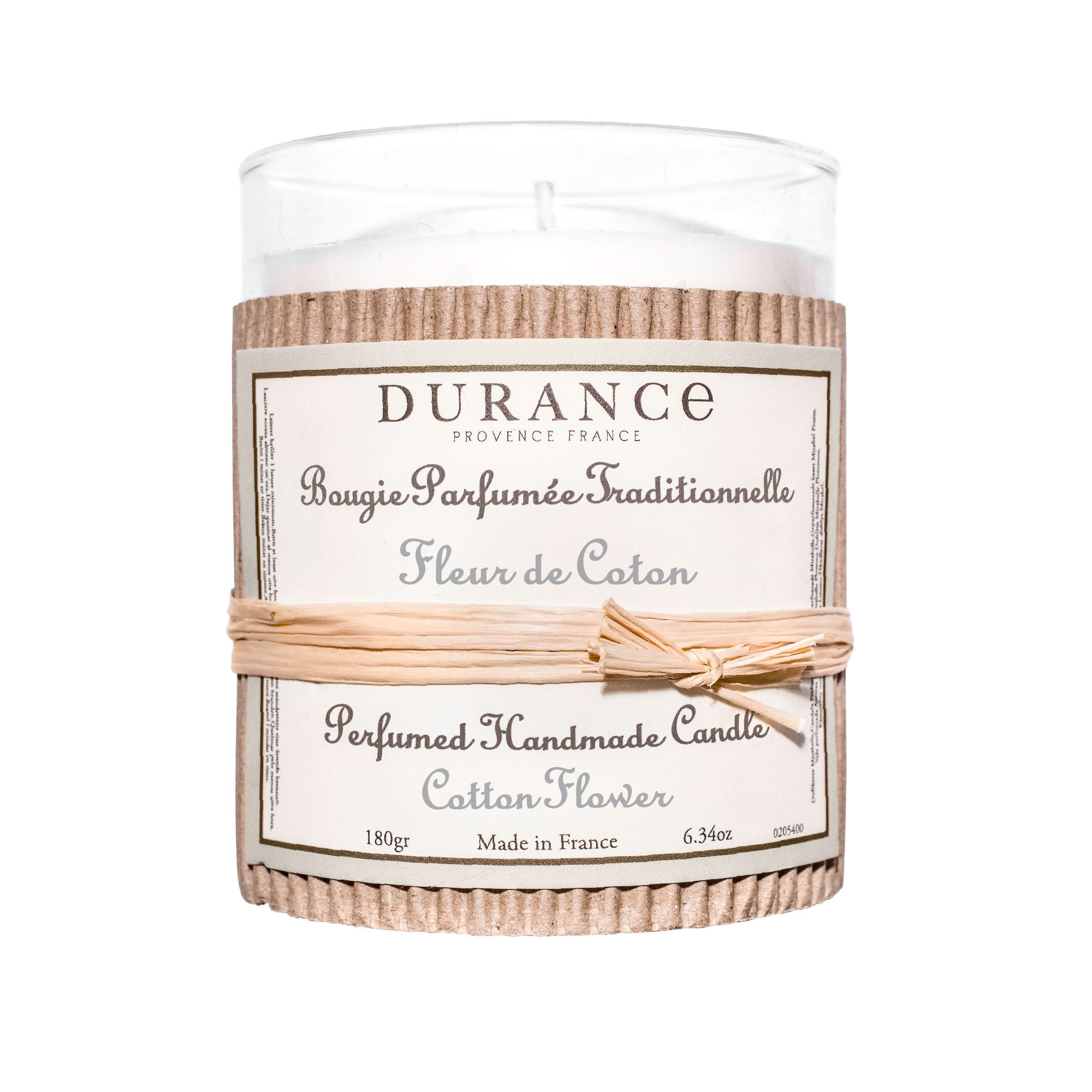 BOUGIE PARFUMEE FLEUR DE COTON 180 G