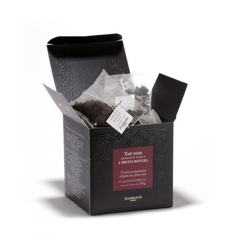4 FRUITS ROUGES 25 SACHETS CRISTAL